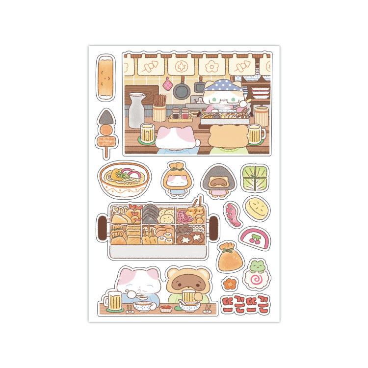 fluffyboo - fishcake house sheet sticker