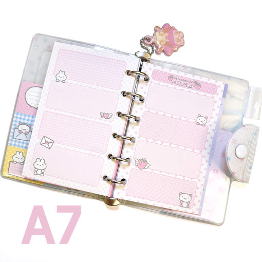 ♡ slow stuff - A6/A7 Strawberry Club Diary Refill Sheet