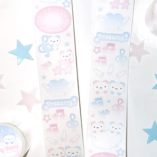 ♡ slow stuff - Dreamy Bear Roll Sticker Tape