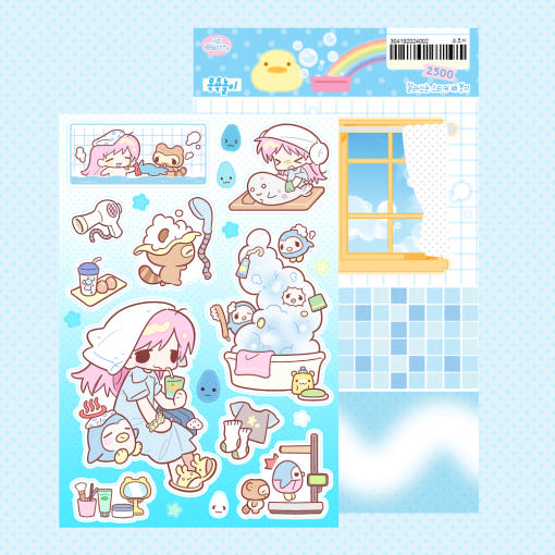 ♡ 3eotty - Bath Sticker