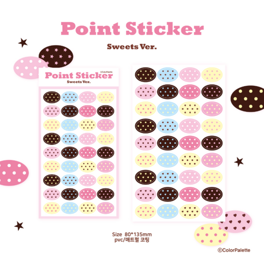 color palette - point sticker sweets sticker