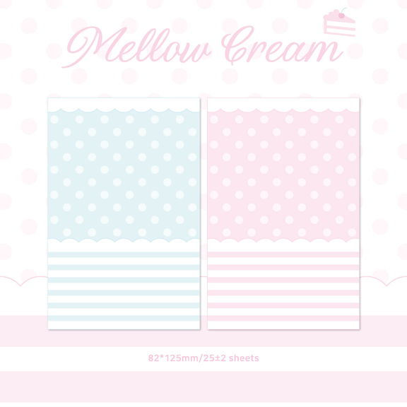 color palette - mellow cream a7 refill paper