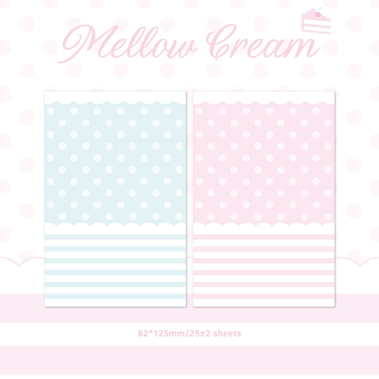 color palette - mellow cream a7 refill paper