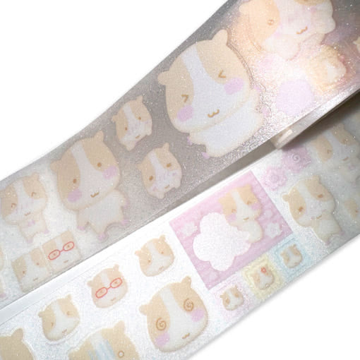 ♡ slow stuff - Guinea Pig Love Roll Sticker Tape