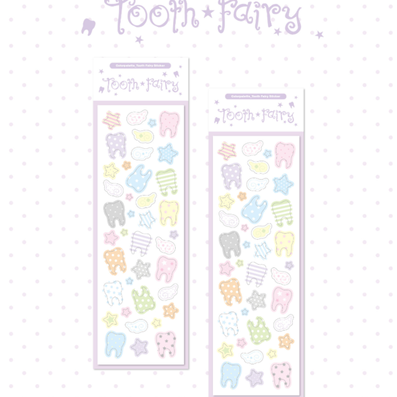 color palette - tooth fairy sheet sticker