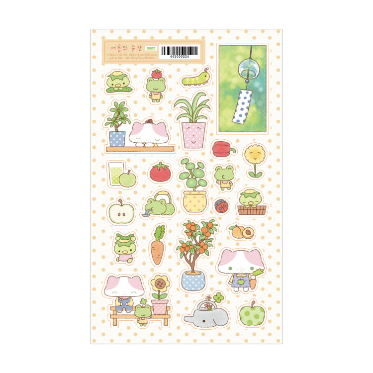 fluffyboo - moments in summer sheet sticker