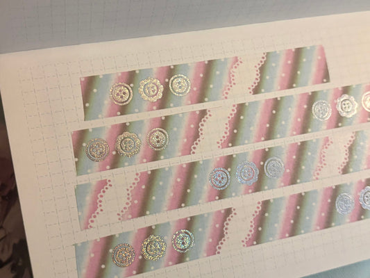 happiest fluffy shop - my button masking tape