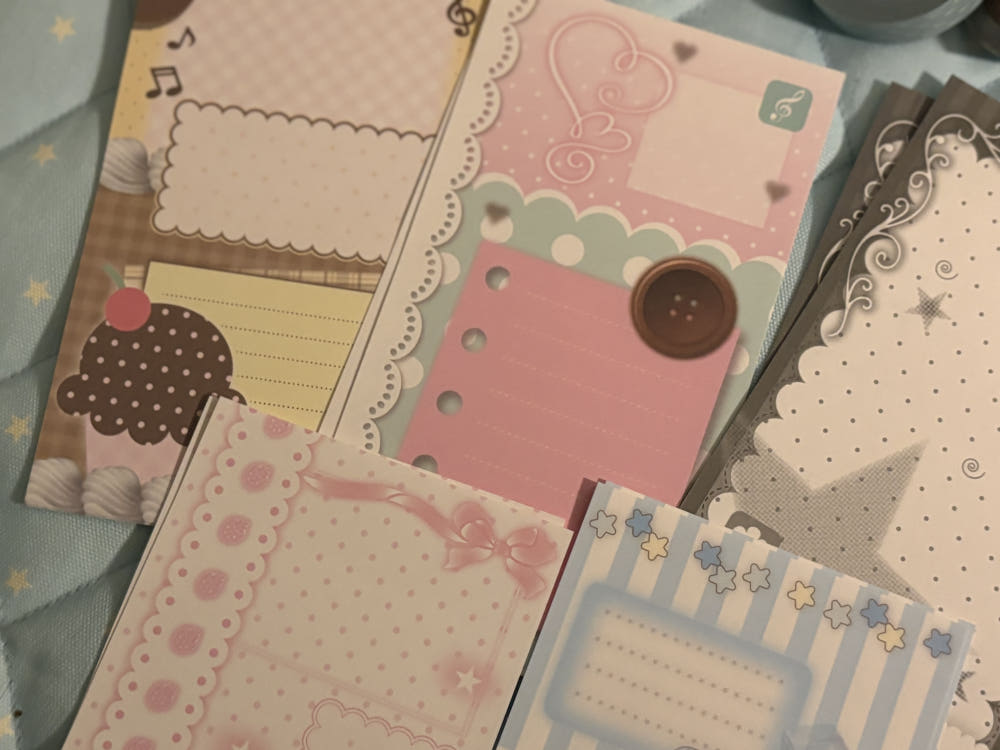happiest fluffy shop - new chapter long memo sheet sticker