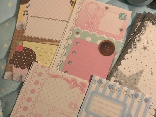 happiest fluffy shop - new chapter long memo sheet sticker