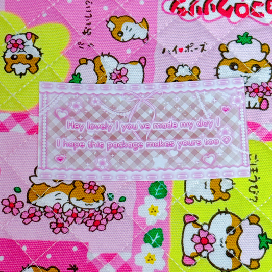 ykmoongubang ♡ mail sticker 10pcs