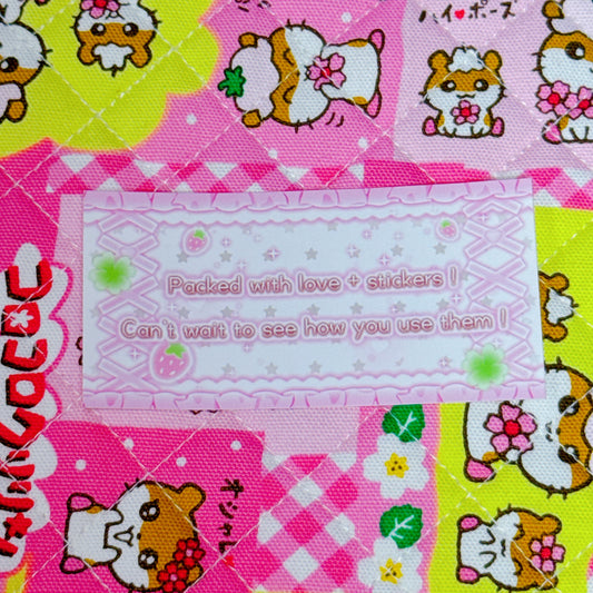 ykmoongubang ♡ mail sticker 10pcs