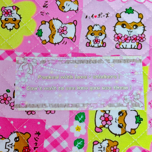 ykmoongubang ♡ mail sticker 10pcs