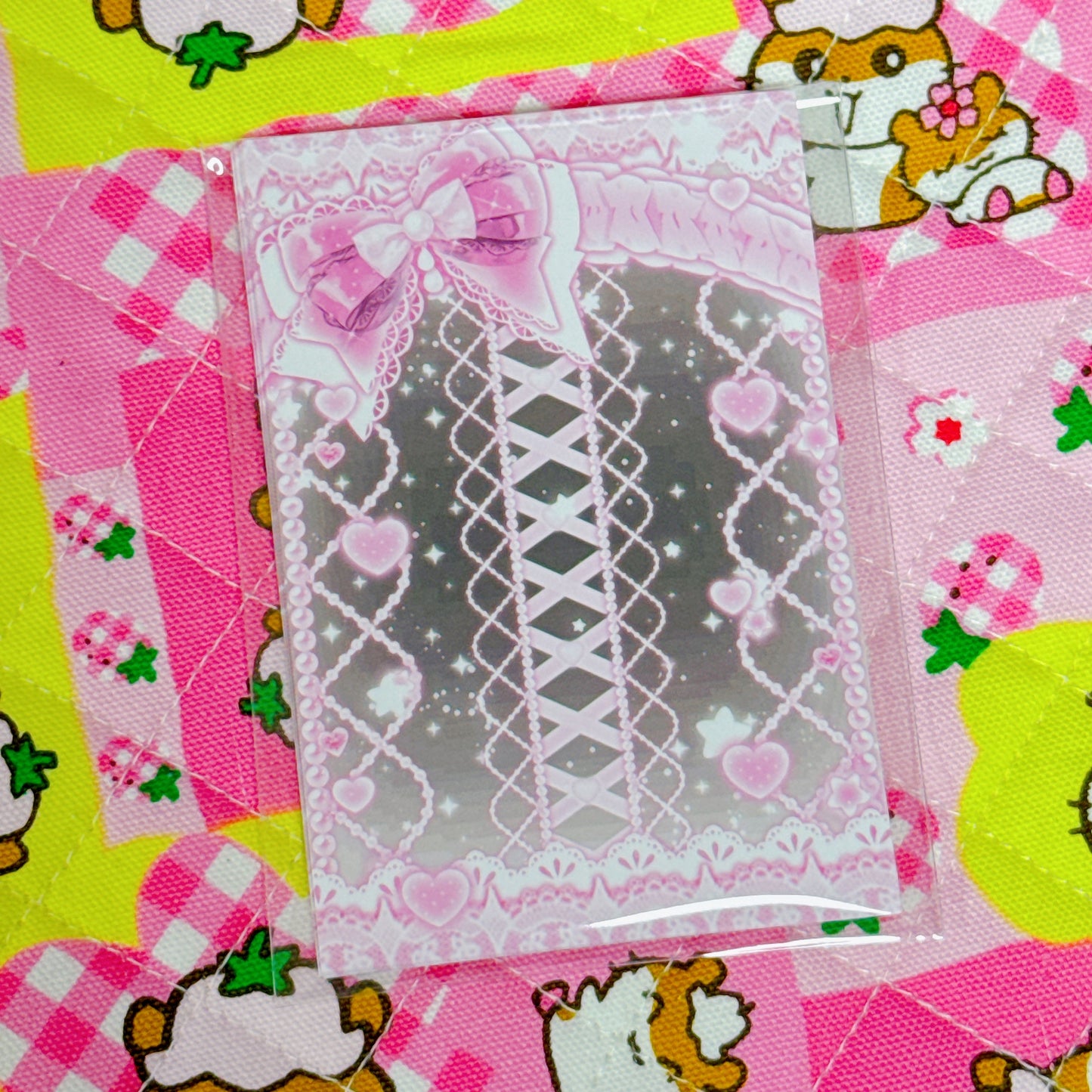 ykmoongubang ♡ black ribbon sealing sticker 10pcs