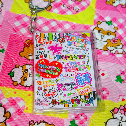 Mini Note Pad Keychain Trinket ♡ 60 sheets