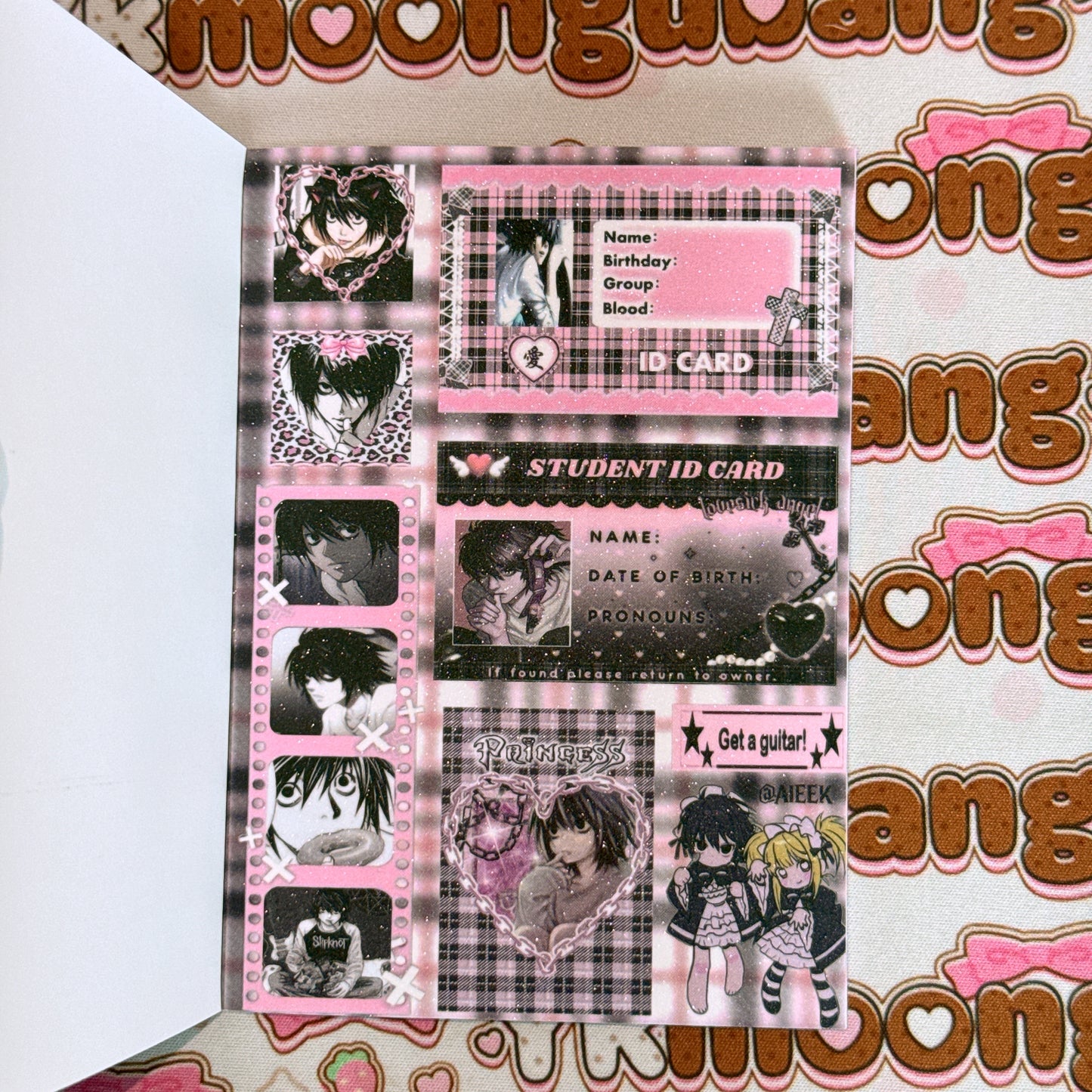 Sticker Book ♡ 50 pages (defect, loose binding)