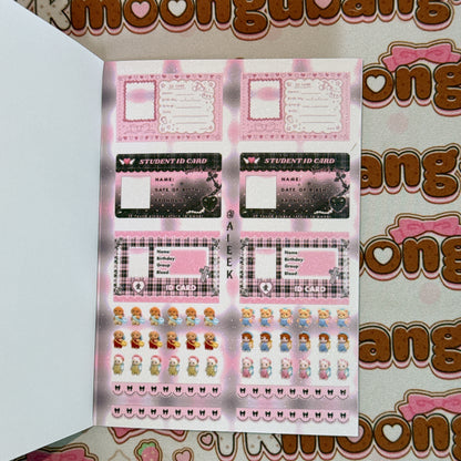 Sticker Book ♡ 50 pages (defect, loose binding)