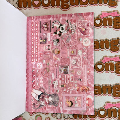 Sticker Book ♡ 50 pages (defect, loose binding)