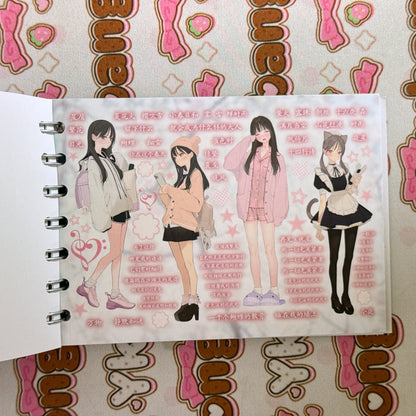 sticker book 50 pages