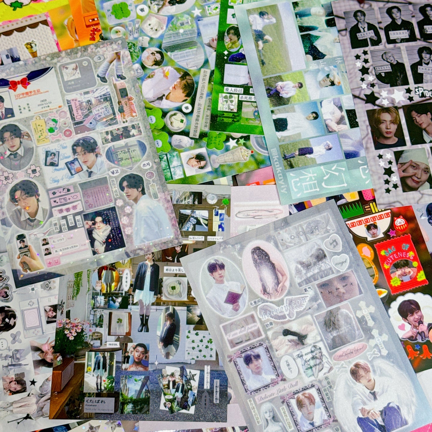 ♡ K-pop Random Sticker Sheet