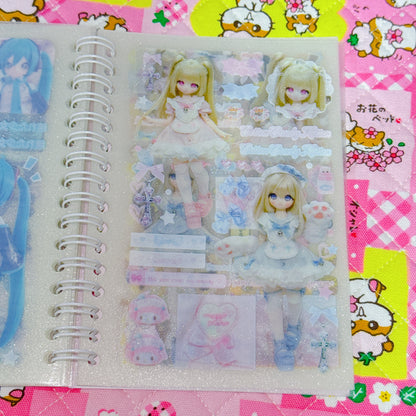 Sticker Book ♡ 30 pages (transparent sand)