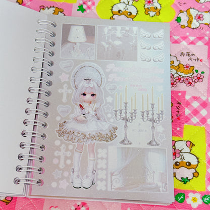 Sticker Book ♡ 30 pages (background sand)