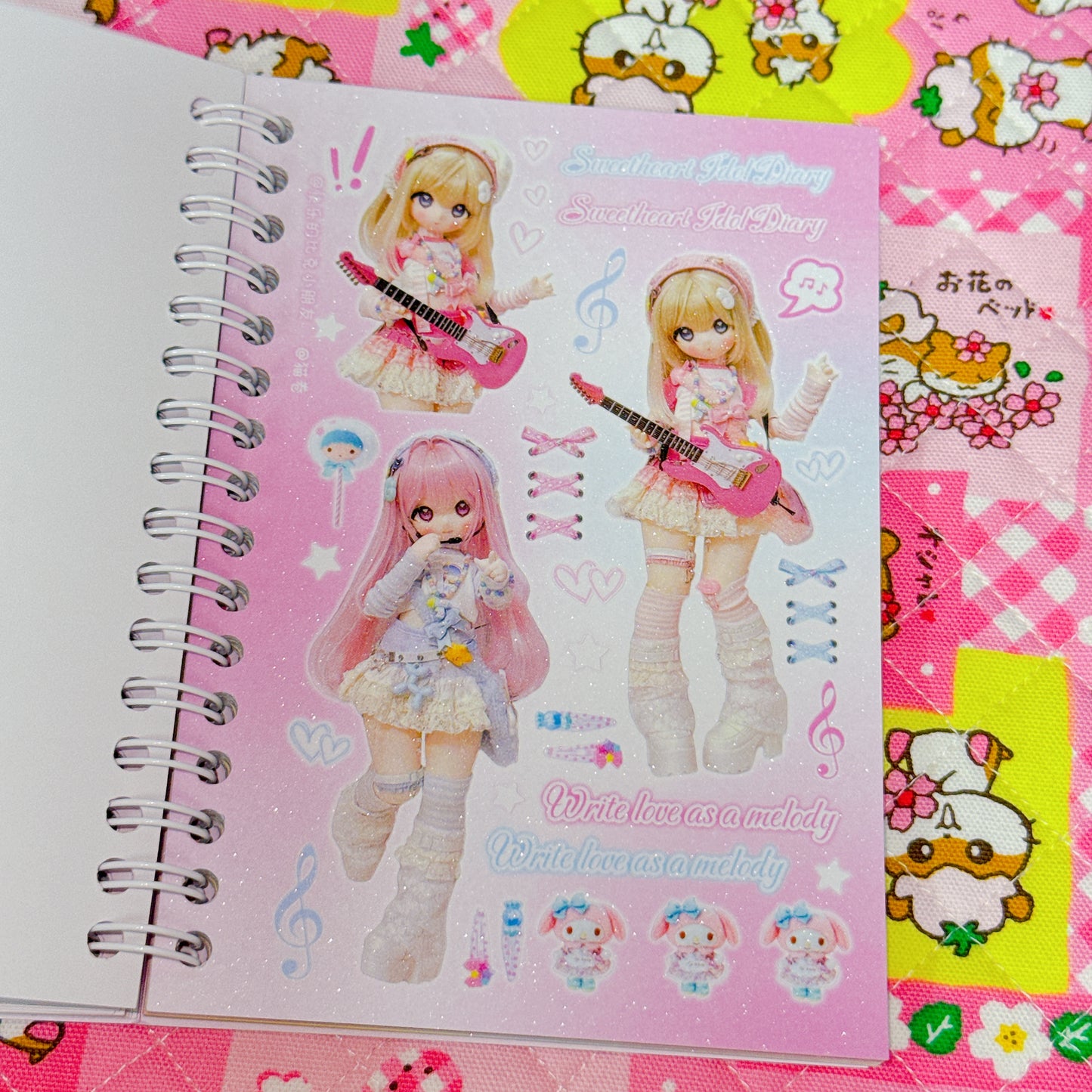 Sticker Book ♡ 30 pages (background sand)
