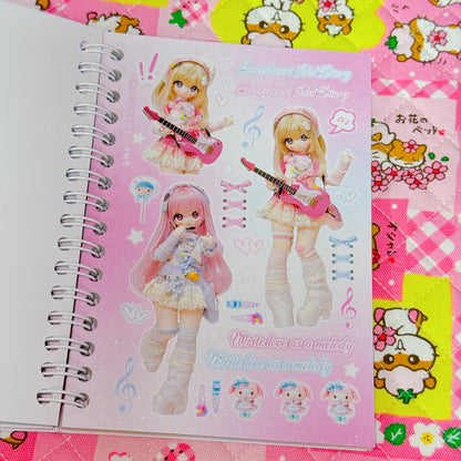 Sticker Book ♡ 30 pages (background sand)