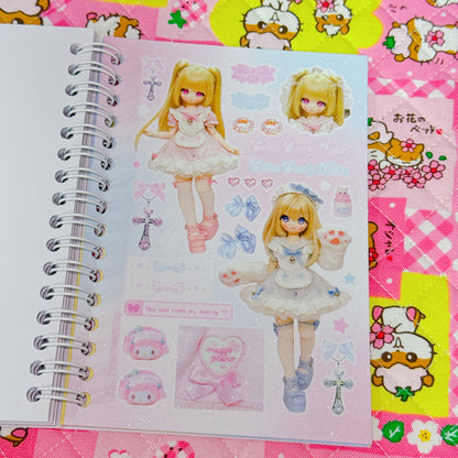 Sticker Book ♡ 30 pages (background sand)