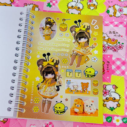 Sticker Book ♡ 30 pages (background sand)