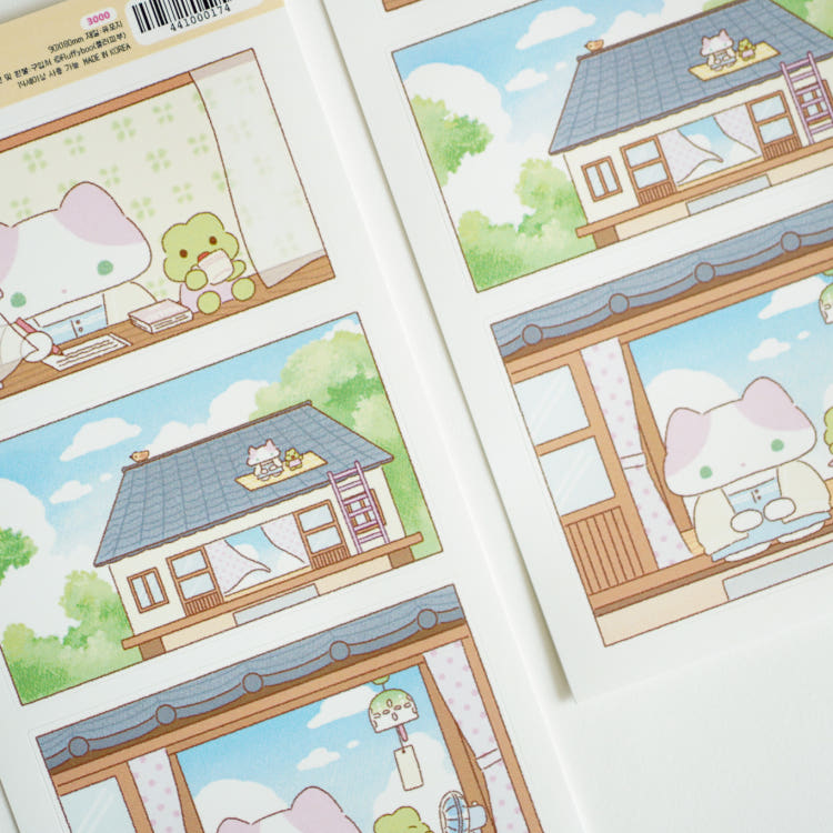 fluffyboo - forest home sheet sticker
