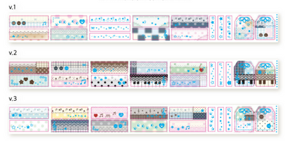 waytoofetch - mini masking block & omamori kisscut tape