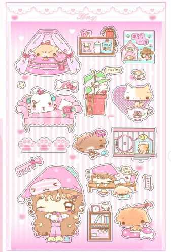 Happy nyang day - sweetie sticker