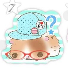 Happy nyang day - die cut stickers