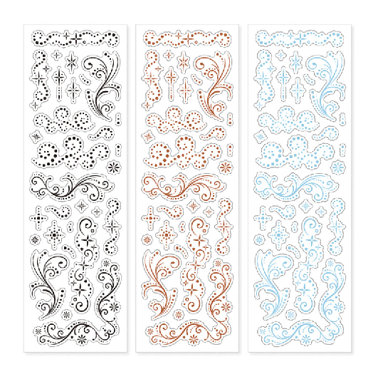 Blackletter - henna sticker