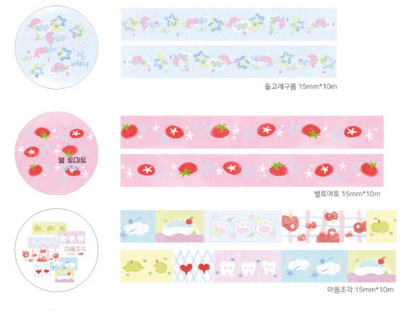 Berddi - Sparkling Summer Strawberry Washi Tape
