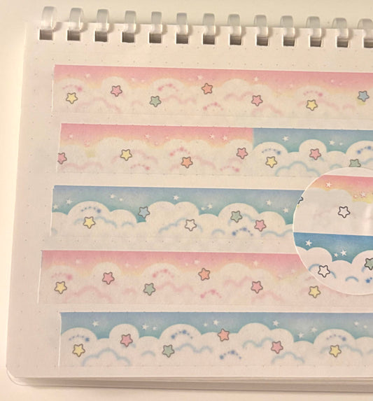 happiest fluffy shop - sky masking tape