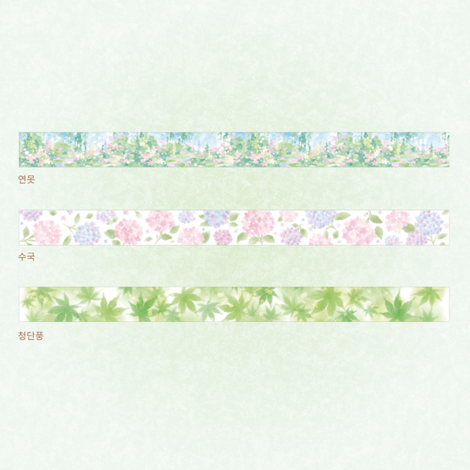 pearly button - summer collection masking tape