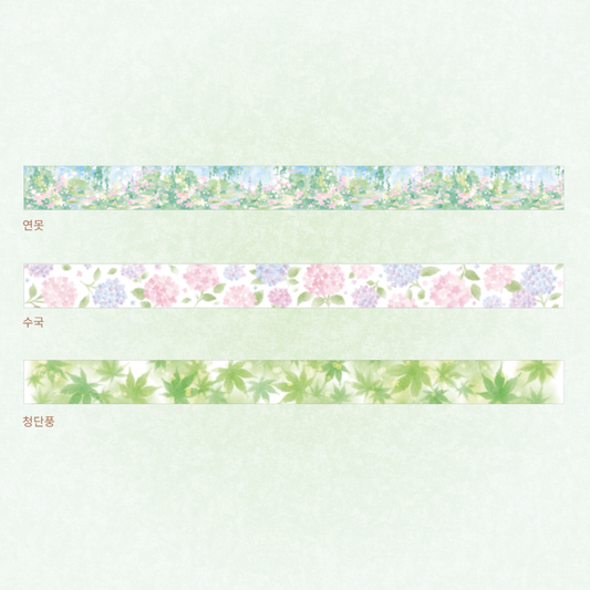 pearly button - summer collection masking tape