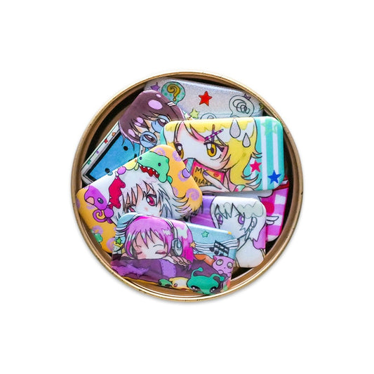 ♡ Oliwa - My Secret Diary Glitter Pin Badge