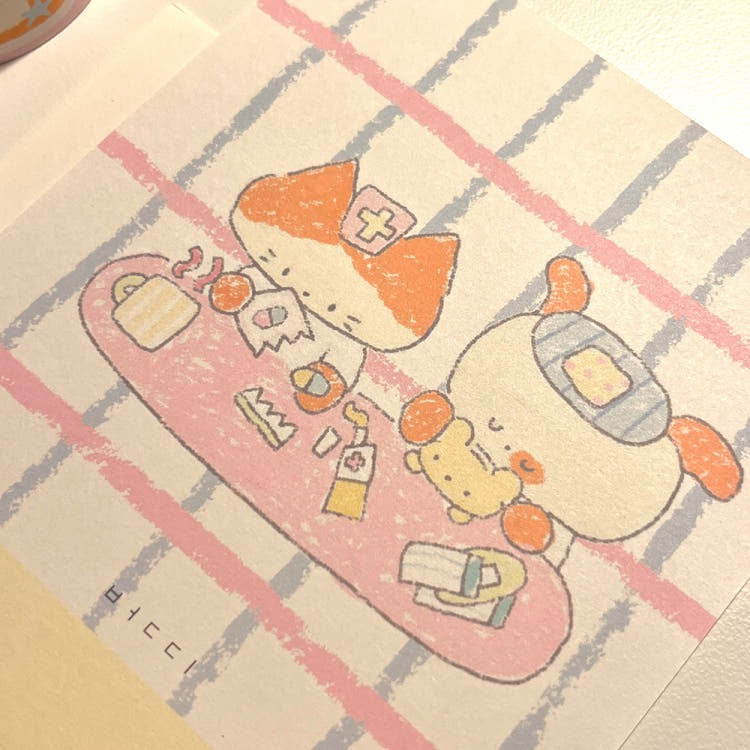 Berddi - sick day Seal Sticker