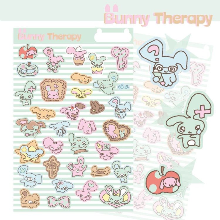 jjobimii - bunny therapy sticker