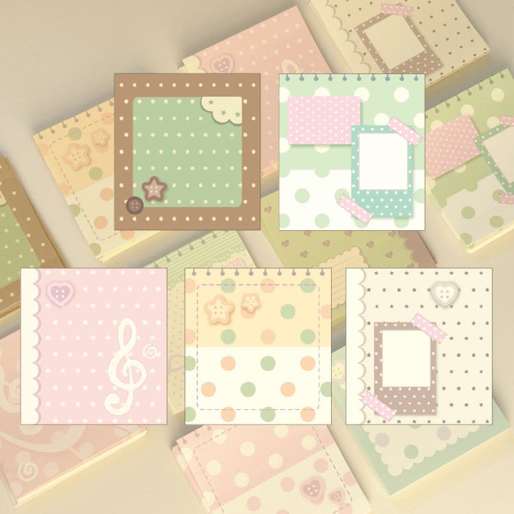 dori - deco square memo sheet pack v1