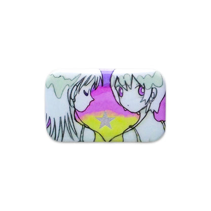 ♡ Oliwa - My Secret Diary Glitter Pin Badge