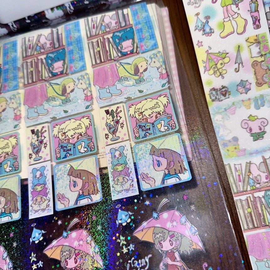 Accio Shop - Rainy day roll sticker kiss cut tape