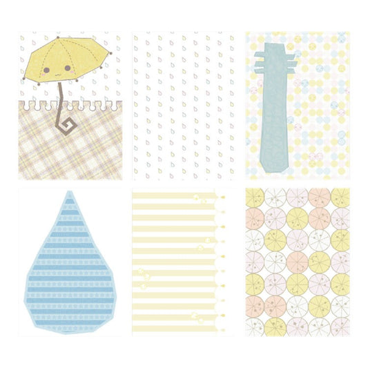 yeolse - rain memo sheet sticker