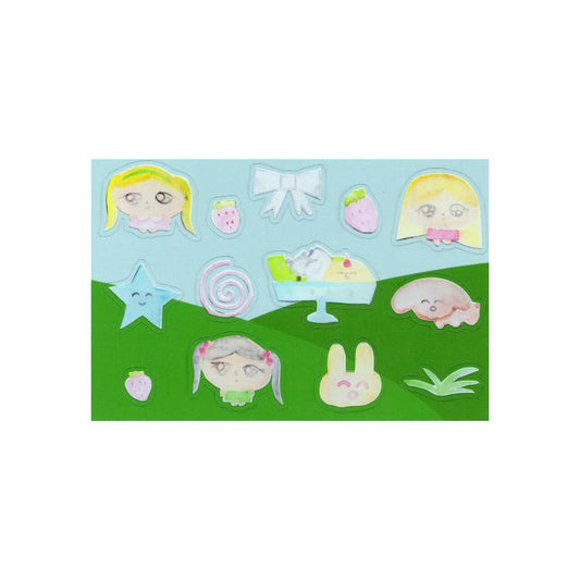 zinzoo - apple sheet sticker