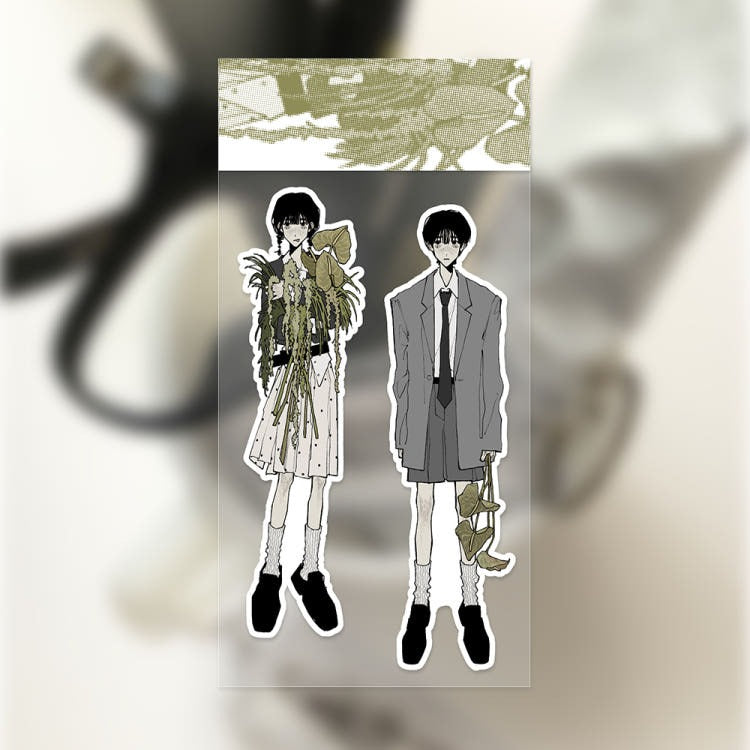 jinjeo -  green hour Die cut Sticker