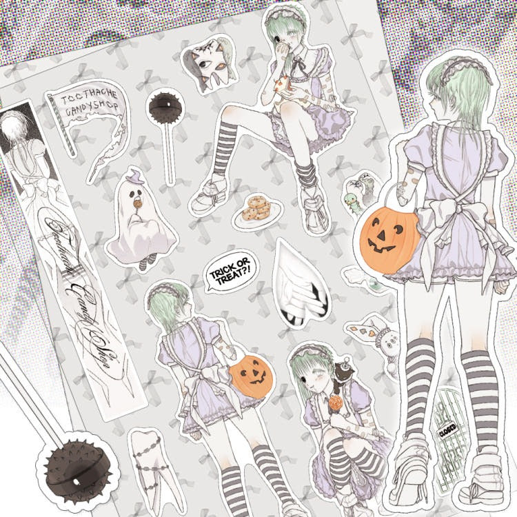 Goyoguyu - tooth ache Sticker