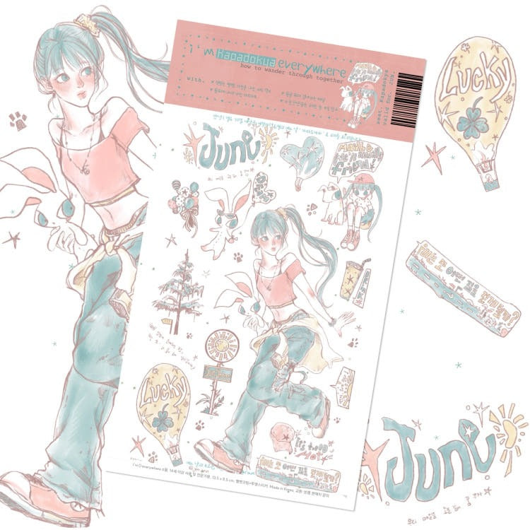 yeorn - everywhere 7 sticker