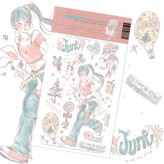 yeorn - everywhere 7 sticker